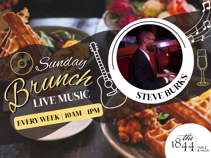 STEVE BURKS | SUNDAY BRUNCH LIVE MUSIC (AUGUST)